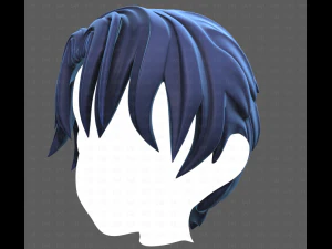 Base Hair for Boy V61 3D Model