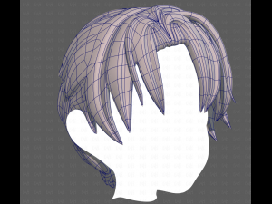 Base Hair for Boy V61 Modèle 3D