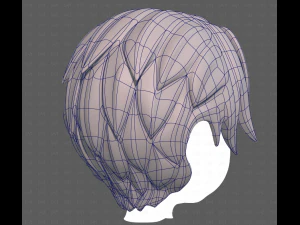 Base Hair for Boy V61 3D Model