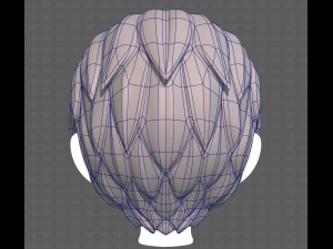 Base Hair for Boy V61 Modèle 3D