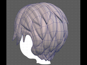 Base Hair for Boy V61 Modèle 3D