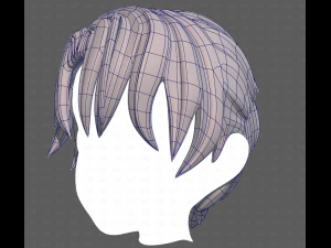 Base Hair for Boy V61 3D Model