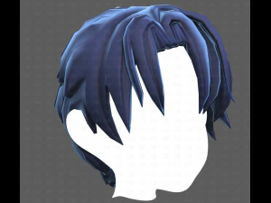 Base Hair for Boy V61 3D Model