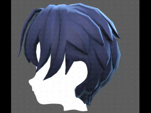 Base Hair for Boy V61 3D Model