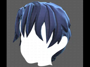 Base Hair for Boy V61 3D Model