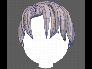 Base Hair for Boy V61 Modèle 3D