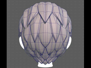 Base Hair for Boy V61 3D Model