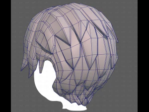 Base Hair for Boy V61 3D Model