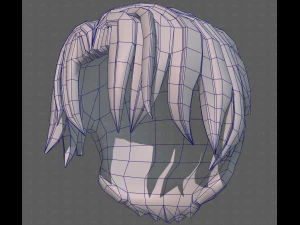 Base Hair for Boy V61 3D Model