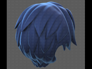 Base Hair for Boy V61 Modèle 3D