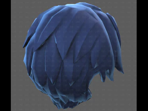 Base Hair for Boy V61 3D Model