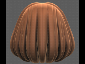 Base Hair for girl V61 3D 模型