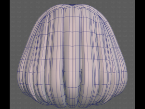 Base Hair for girl V61 3D 模型