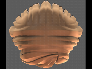 Base Hair for girl V61 3D 模型