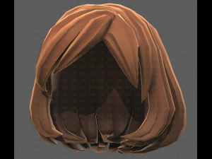 Base Hair for girl V61 3D Model