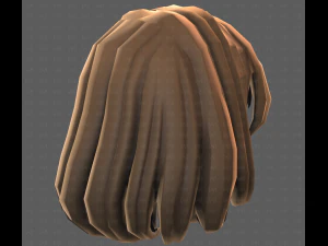 Base Hair for girl V61 3D Model