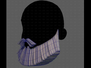 Beard V61 3D Model