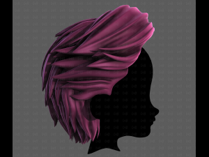 3D Hair style for boy V121 3D 模型