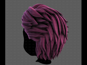 3D Hair style for boy V121 3D 模型