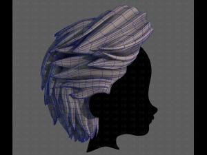 3D Hair style for boy V121 3D 模型