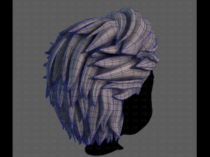 3D Hair style for boy V121 3D 模型
