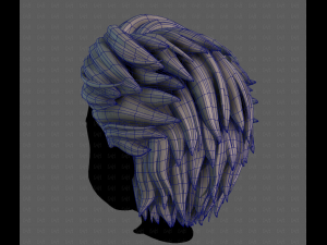 3D Hair style for boy V121 3D 模型