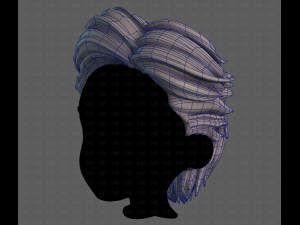 3D Hair style for boy V121 3D 模型