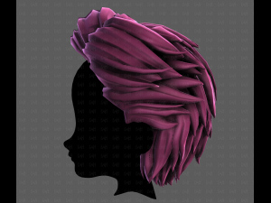 3D Hair style for boy V121 3D 模型