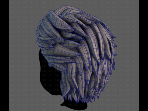 3D Hair style for boy V121 3D 模型