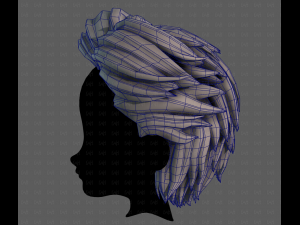 3D Hair style for boy V121 3D 模型