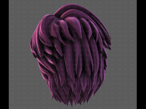 3D Hair style for boy V121 3D 模型