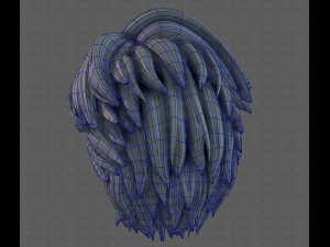 3D Hair style for boy V121 3D 模型