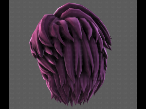 3D Hair style for boy V121 3D 模型