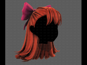 3D Hair style for girl V121 3D Model