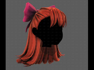 3D Hair style for girl V121 3D Model