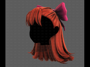 3D Hair style for girl V121 3D Model