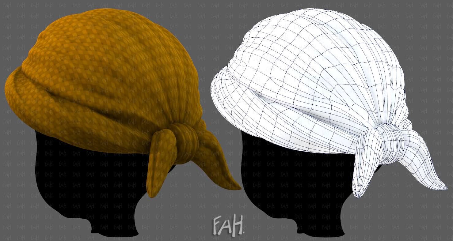 Cap V77 3D Model .c4d .max .obj .3ds .fbx .stl .blend