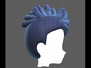 Base Hair for Boy V62 3D Модель