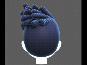 Base Hair for Boy V62 3D Model