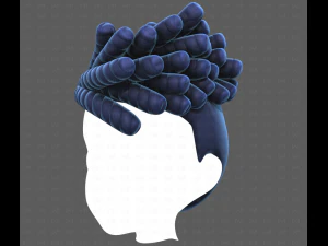 Base Hair for Boy V62 3D Model