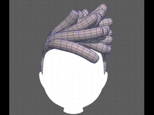 Base Hair for Boy V62 3D Model