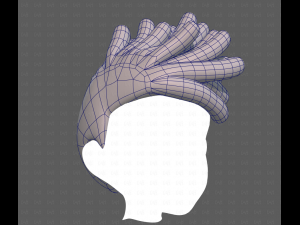 Base Hair for Boy V62 3D Модель