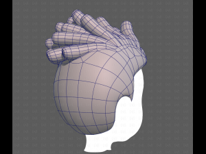 Base Hair for Boy V62 3D Модель