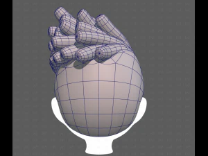 Base Hair for Boy V62 3D Model