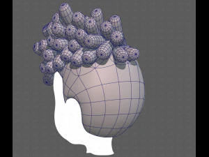 Base Hair for Boy V62 3D Model