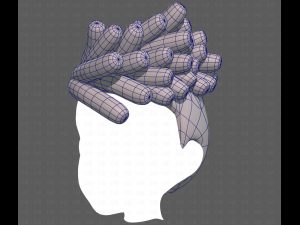 Base Hair for Boy V62 3D Модель