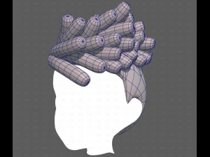 Base Hair for Boy V62 3D Model