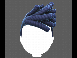 Base Hair for Boy V62 3D Модель