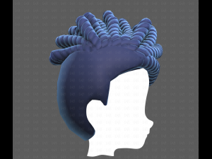Base Hair for Boy V62 3D Модель