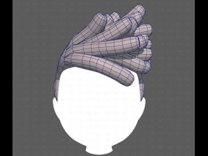 Base Hair for Boy V62 3D Model